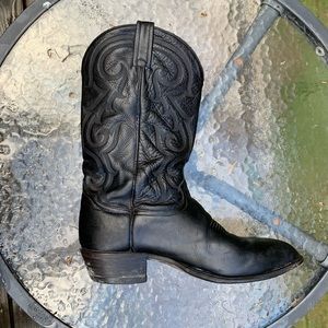 Vintage leather cowboy boots